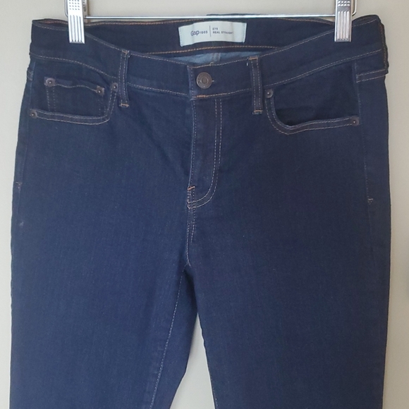 Gap 1969 Real Straight navy blue jeans - Picture 5 of 8